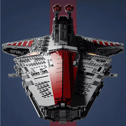 Further view of the 5374-piece starship display model