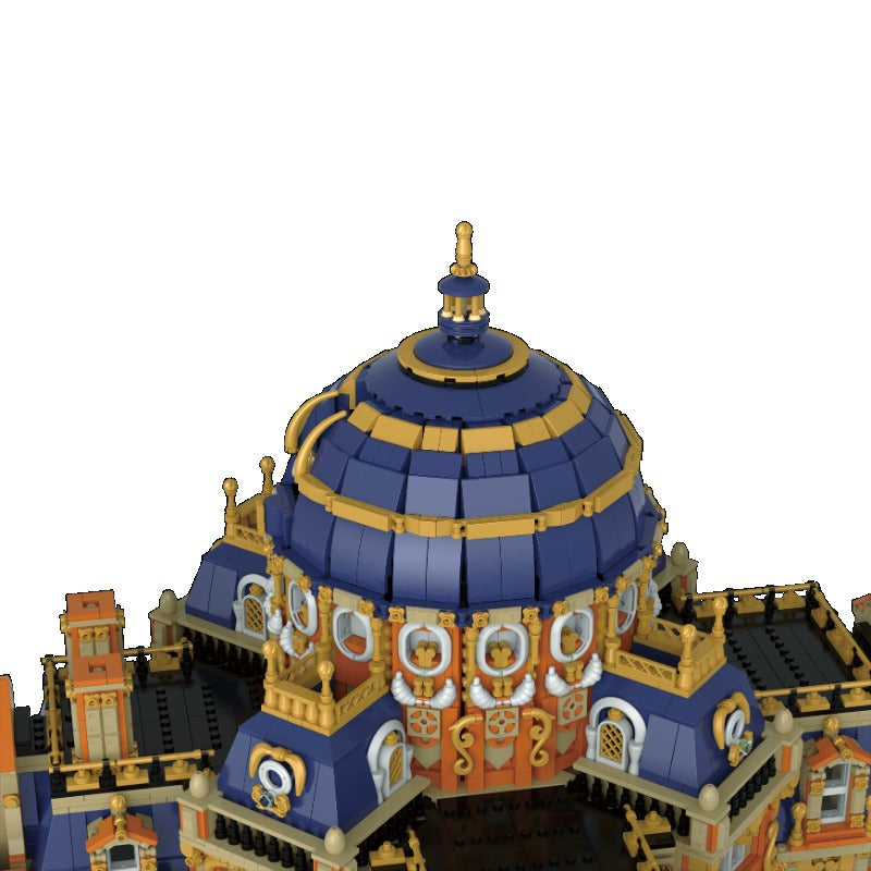 royal planetarium building block set front view
