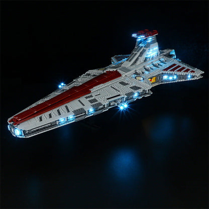 Additional gallery view of the 5374-piece starship model