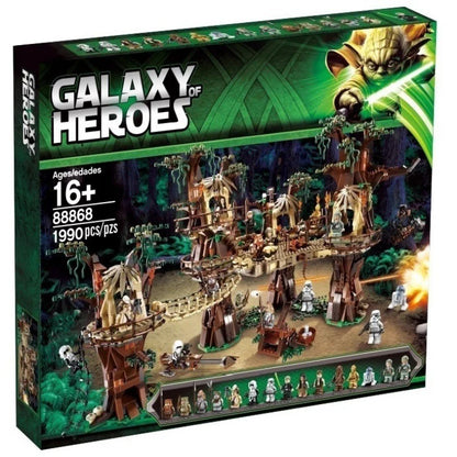 Ewok Village 10236 Building Set – 1990 PCS Forest Collector Display Model