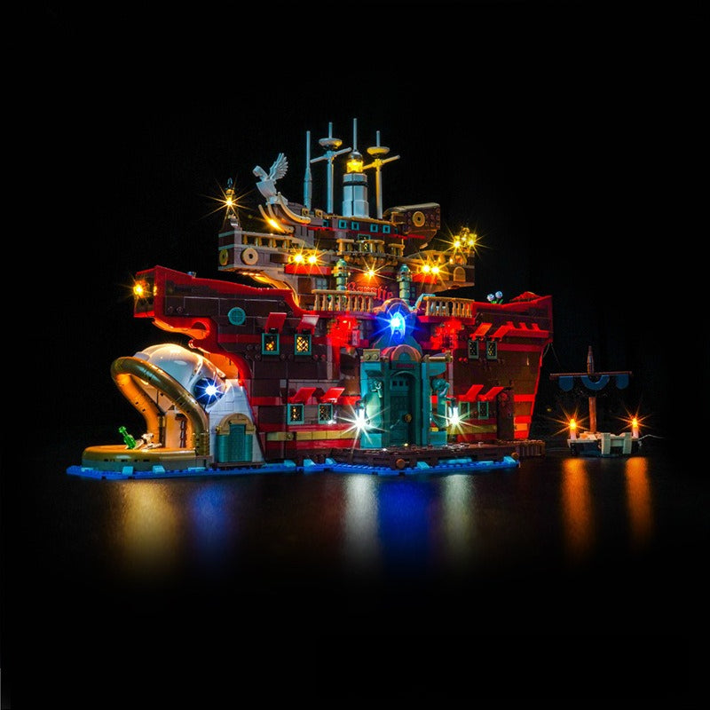 The Baratie Floating Restaurant building block model, assembled model