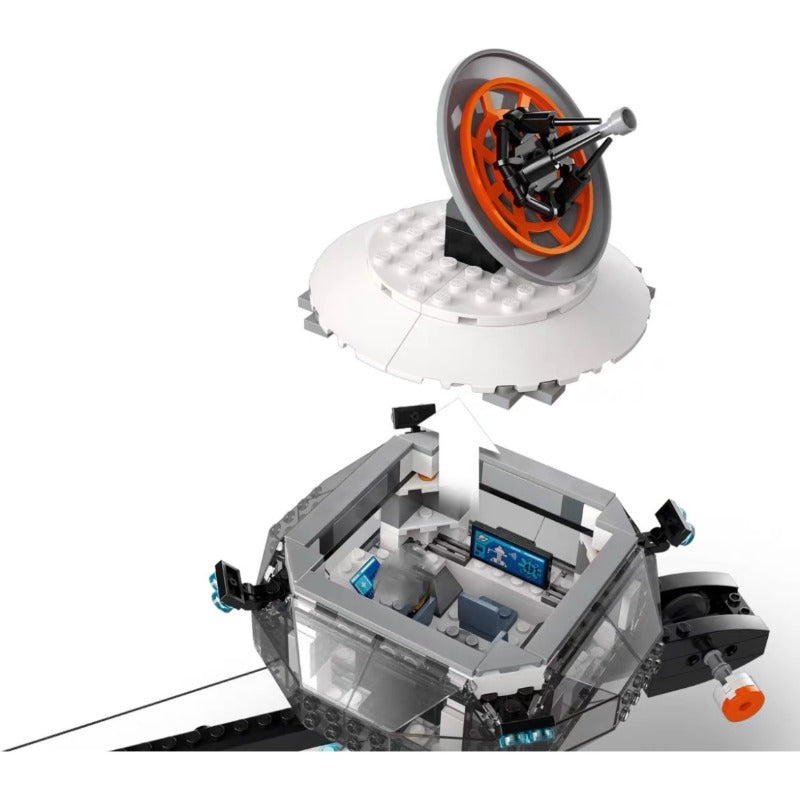 Rocket launchpad section of the space building set