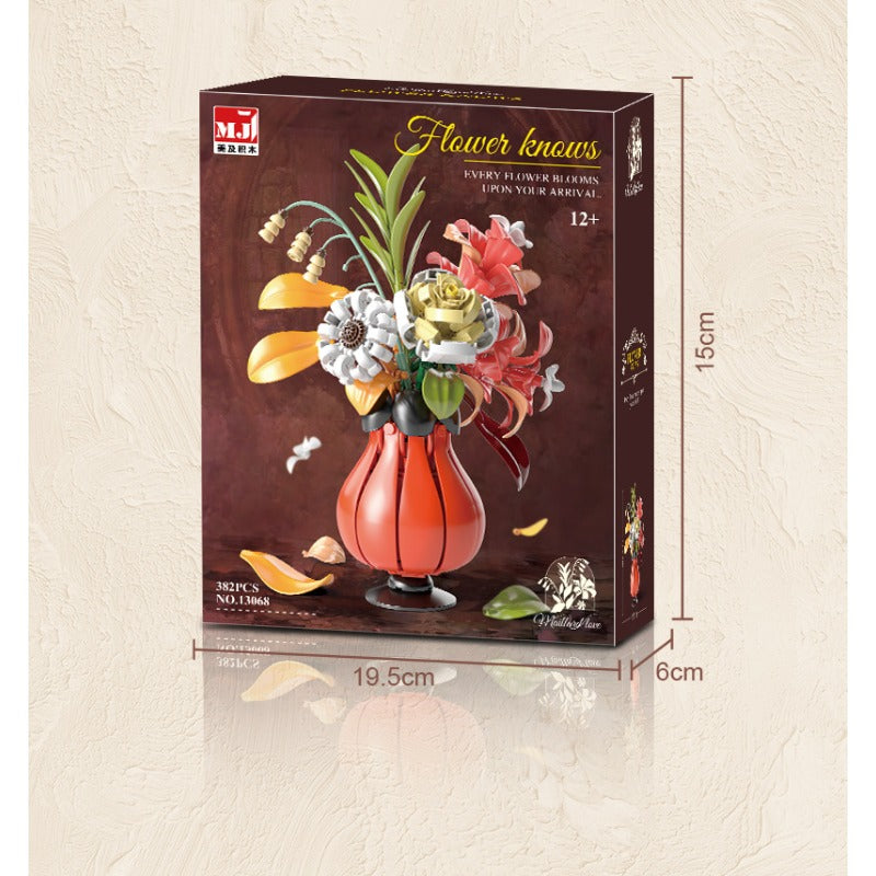 Potted plant building block set product view (13)