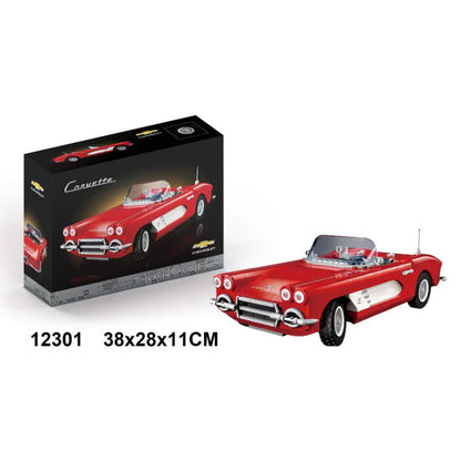 Corvette sports car block model shown in an additional product view