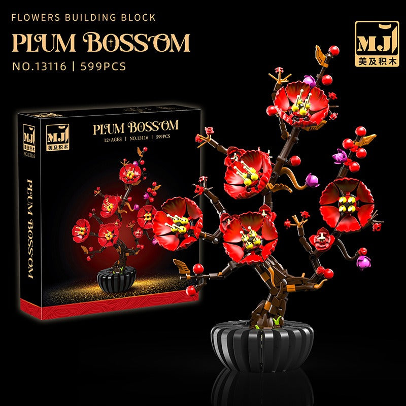 Botanical flower building block set gallery view 1