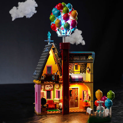 Additional view of the balloon house brick model