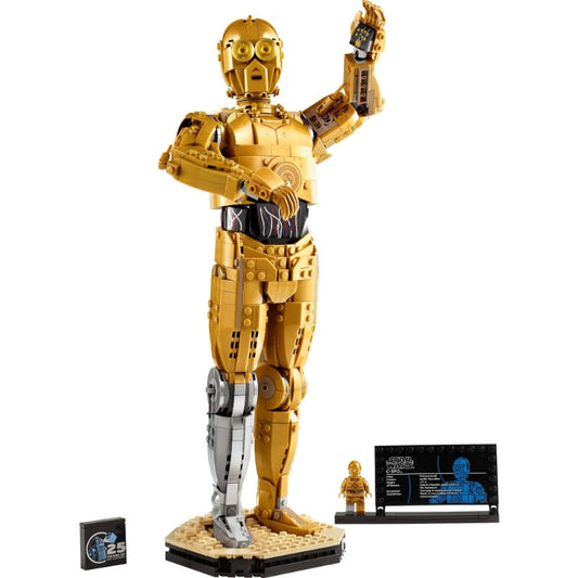 C-3PO droid building block set, bricks version main image