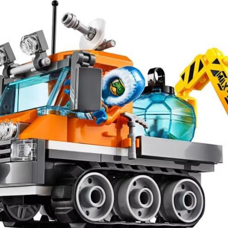 Side view of the finished compact polar vehicle