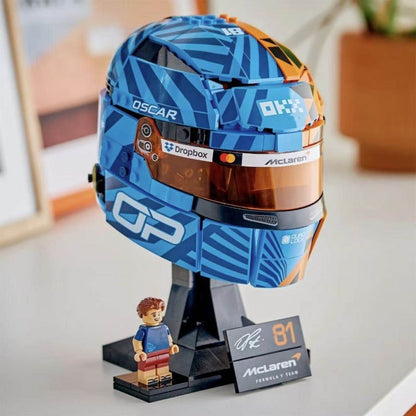 Racing helmet brick set additional product view