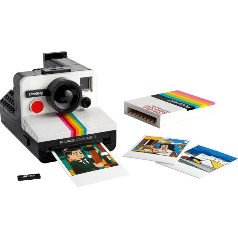 Polaroid OneStep camera building block model assembled