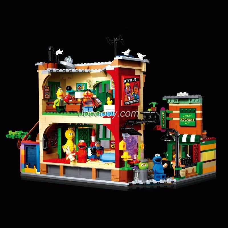 Iconic City Street Building Set detailed close-up of brick construction