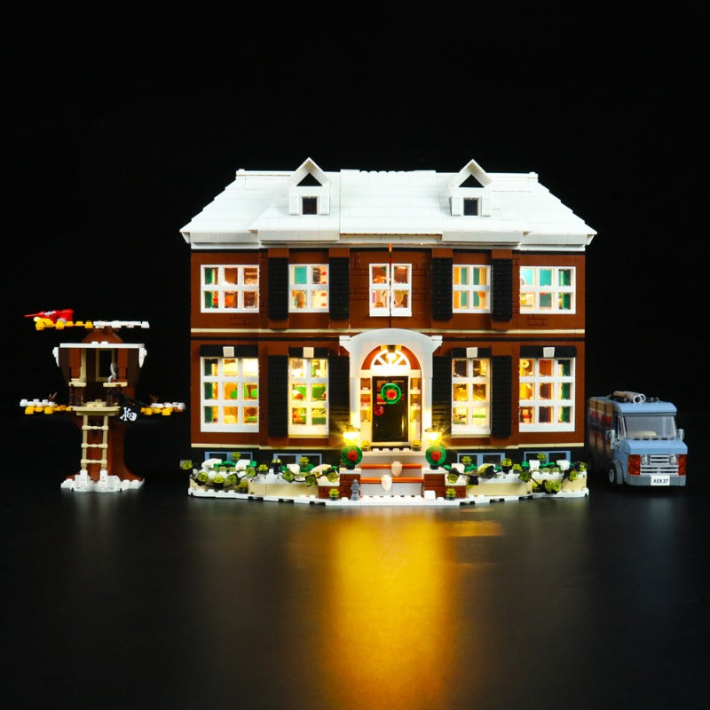 Front facade detail of the house building block set