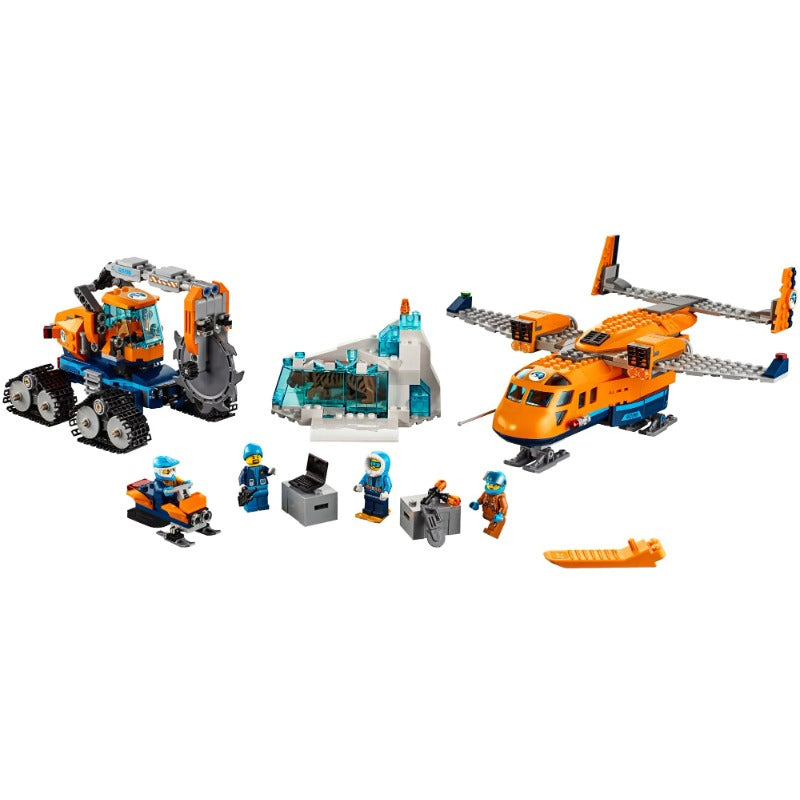 Arctic supply plane building block set assembled