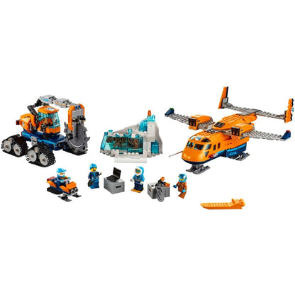 Arctic supply plane building block set assembled
