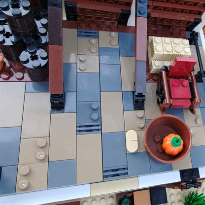 General Store building block model, side view