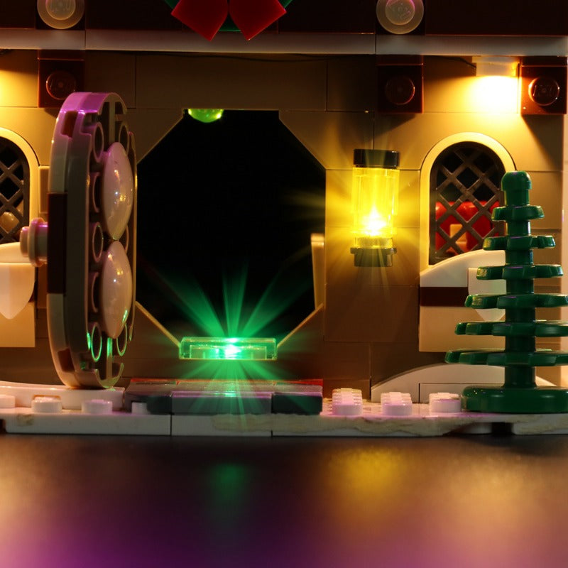 Third product photo of the elf club house winter village build