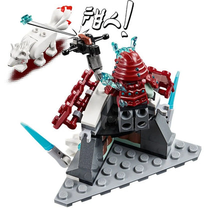 Close-up of the ninja mini build detail pieces