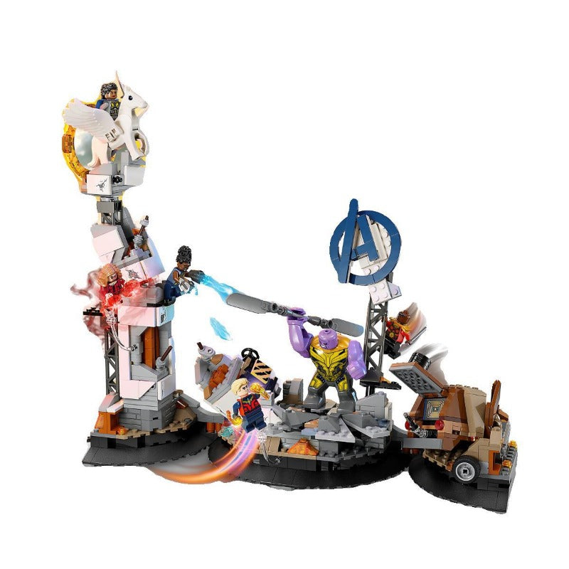 Superhero Final Battle Building Set building block set detail view 3