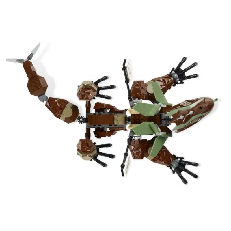 Second view of the 225-piece Earth Dragon brick model
