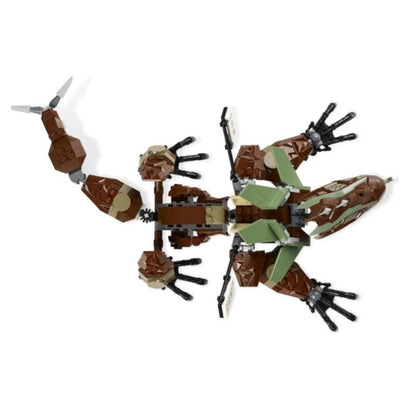 Second view of the 225-piece Earth Dragon brick model
