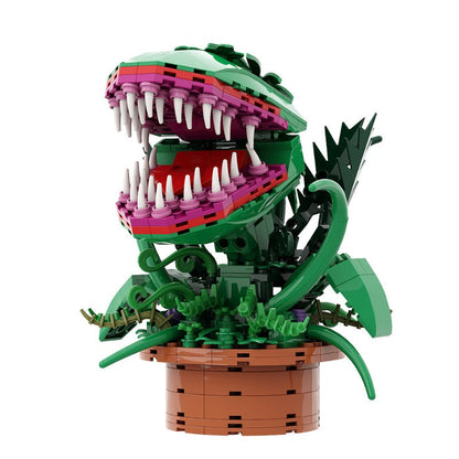 Alien flower brick model shown from another angle
