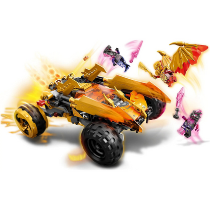 Assembled dragon cruiser mech building block set