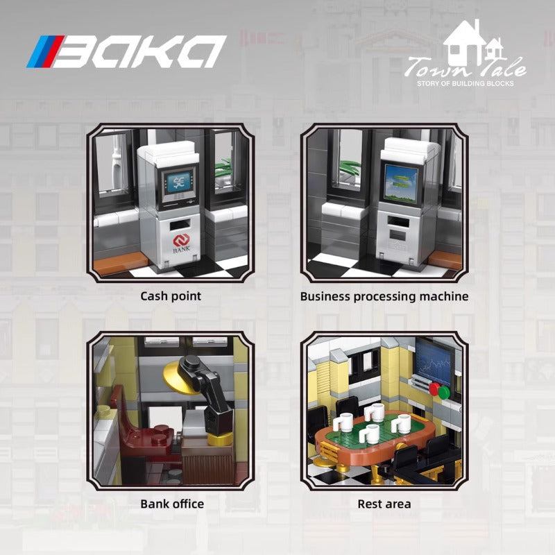 Grand Bank Building Block Set – 10423 PCS – detail view 2