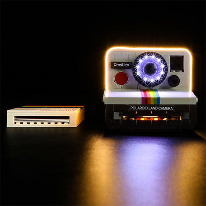 Camera building block set close-up