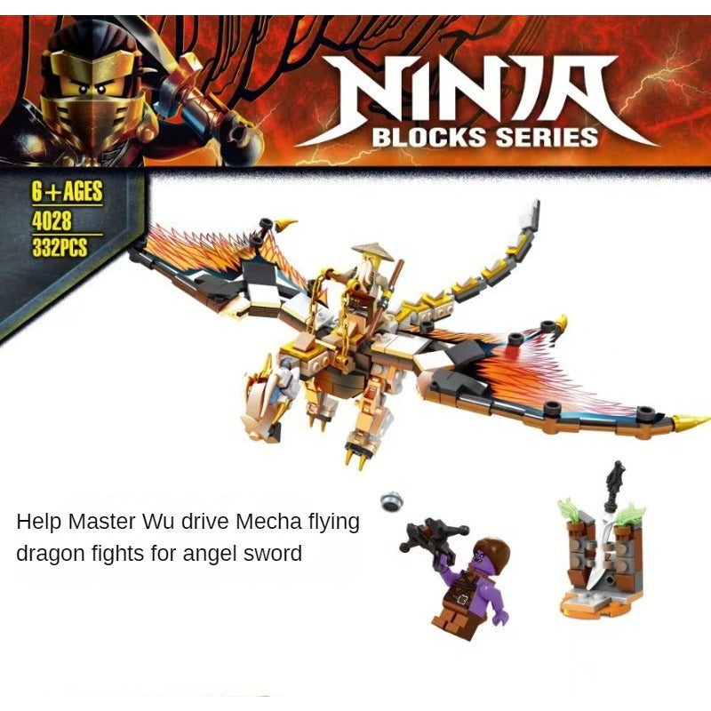 Wu's Battle Dragon Ninjago building block set, 332 pieces