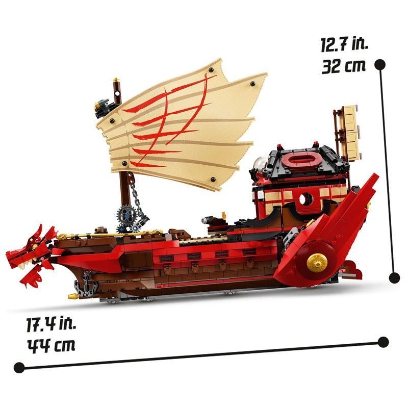 Close-up of the ship's sail and mast detail