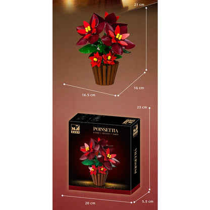 Plant building block set, assembled display