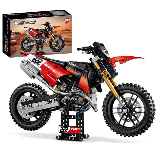 Ducati Desmo450 MX Factory 457-piece motorcycle building block set