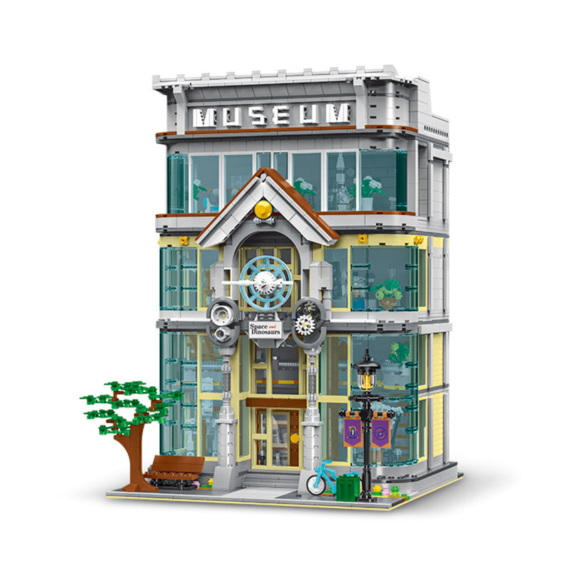 science museum building block set full model overview