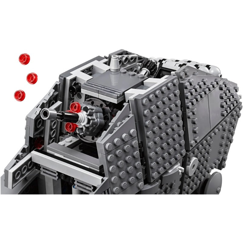 Side view of the four-legged walker model