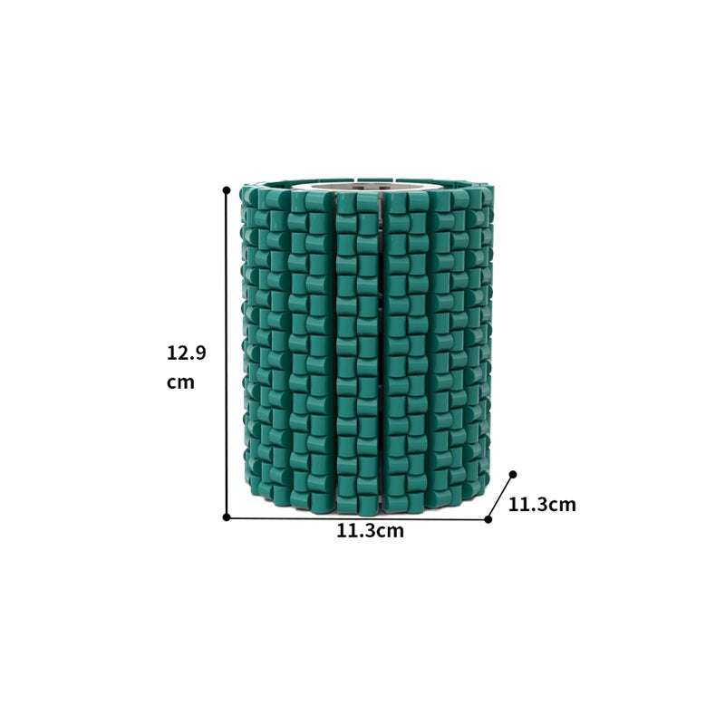 Flower vase building set, display view
