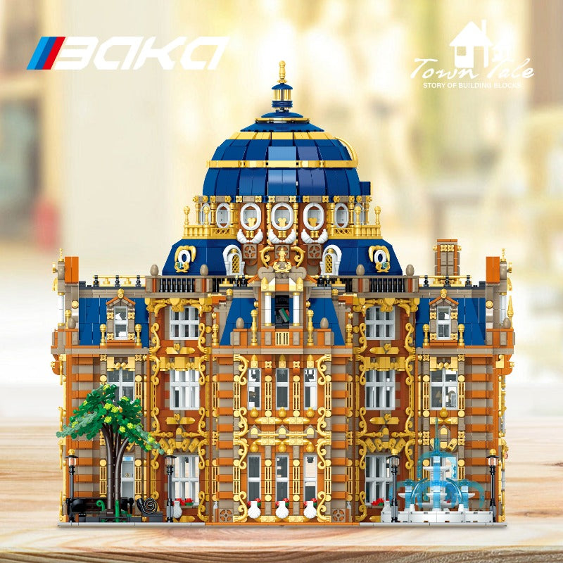royal planetarium building block set interior detail