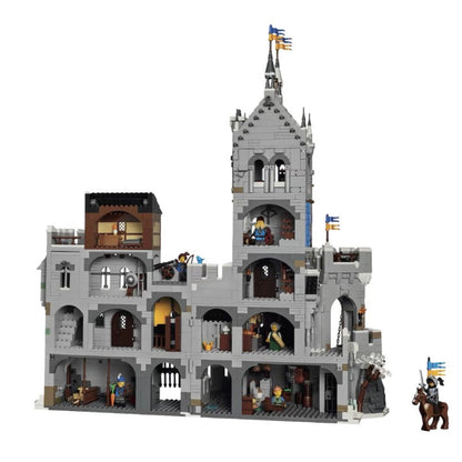 Mountain Fortress Building Set side angle building block construction