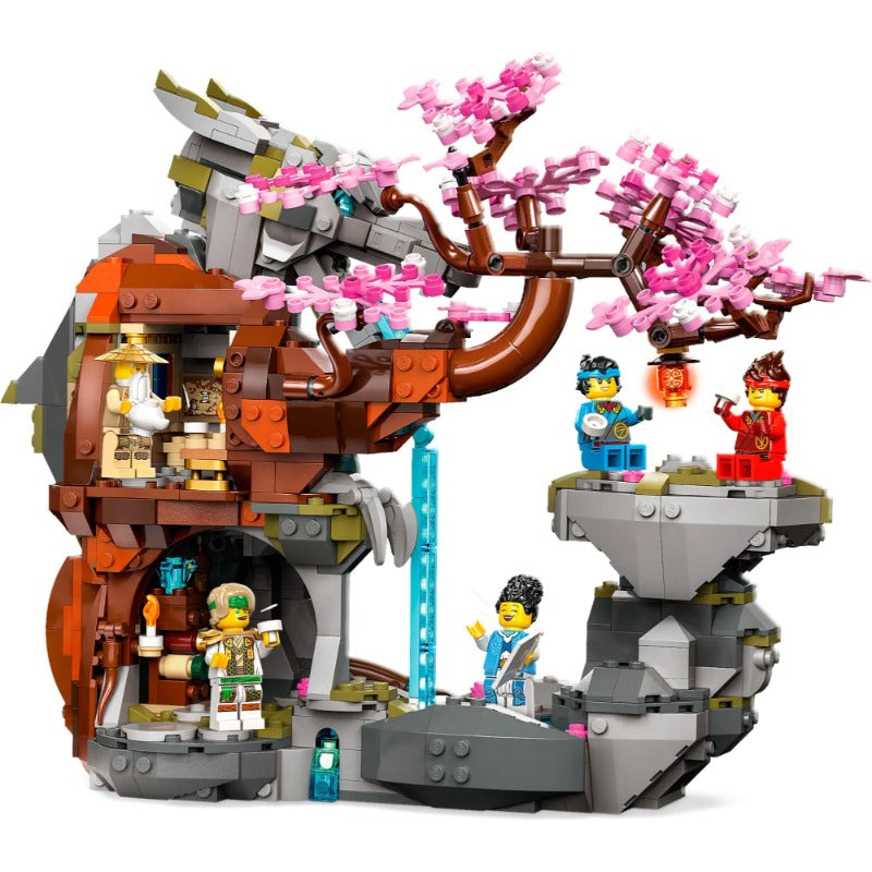 Dragon Stone Shrine building block set detail view 2