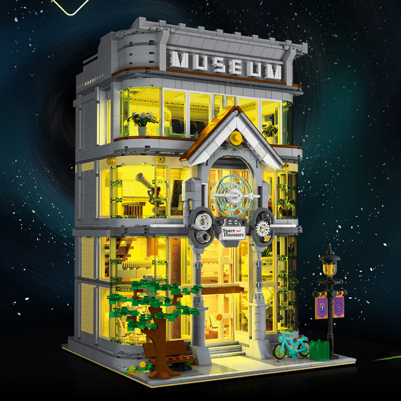 science museum building block set alternate angle view