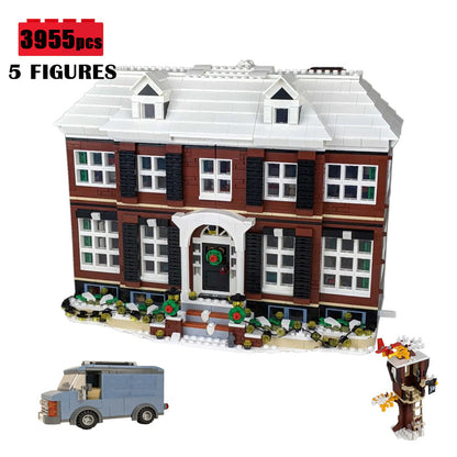 Assembled holiday house building block model