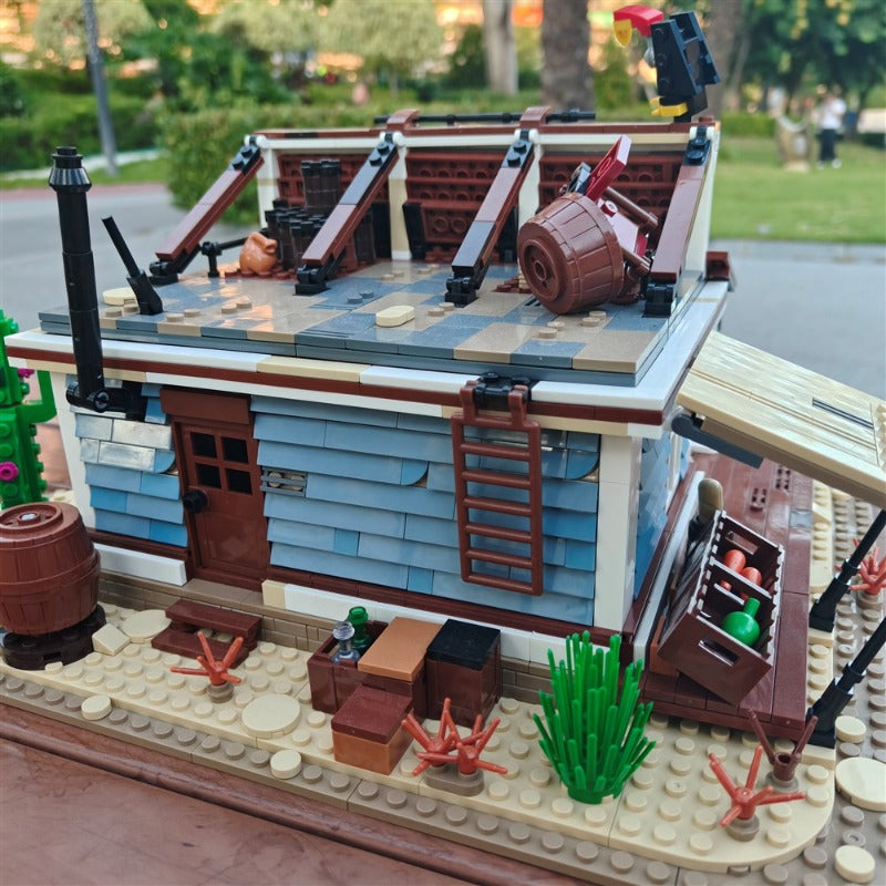 General Store building block model, scale reference view