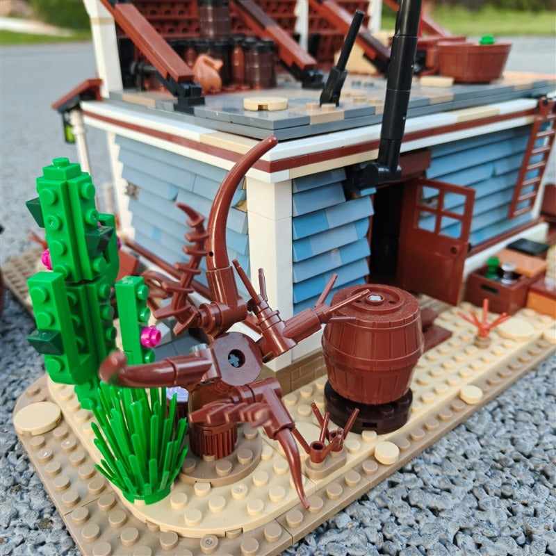 General Store building block model, front view