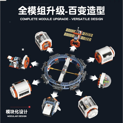 Space station building block set pod detail