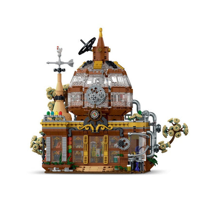 Steampunk Magic Shop Building Block Set with LED – 1842 PCS – detail view 3