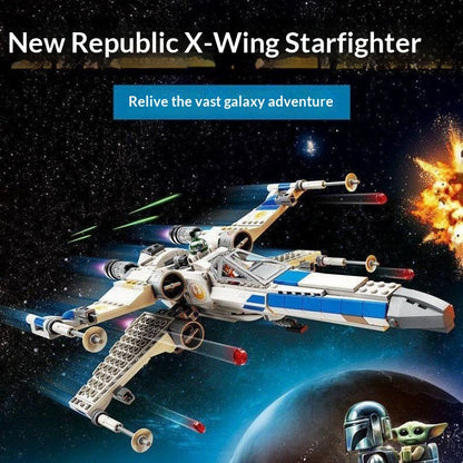 New Republic X-wing Starfighter 558-piece building block set
