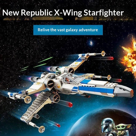 New Republic X-wing Starfighter 558-piece building block set