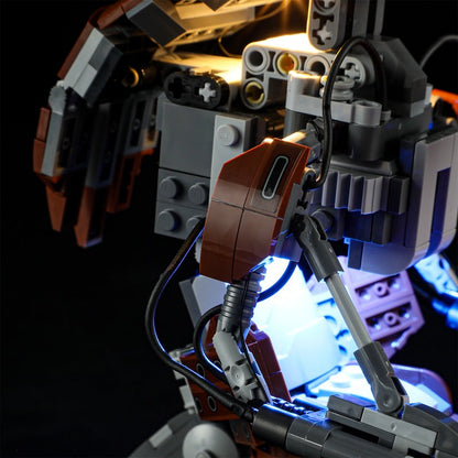 Rear angle of the droid building set