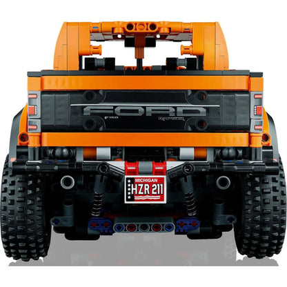 Underside chassis detail of the assembled pickup truck