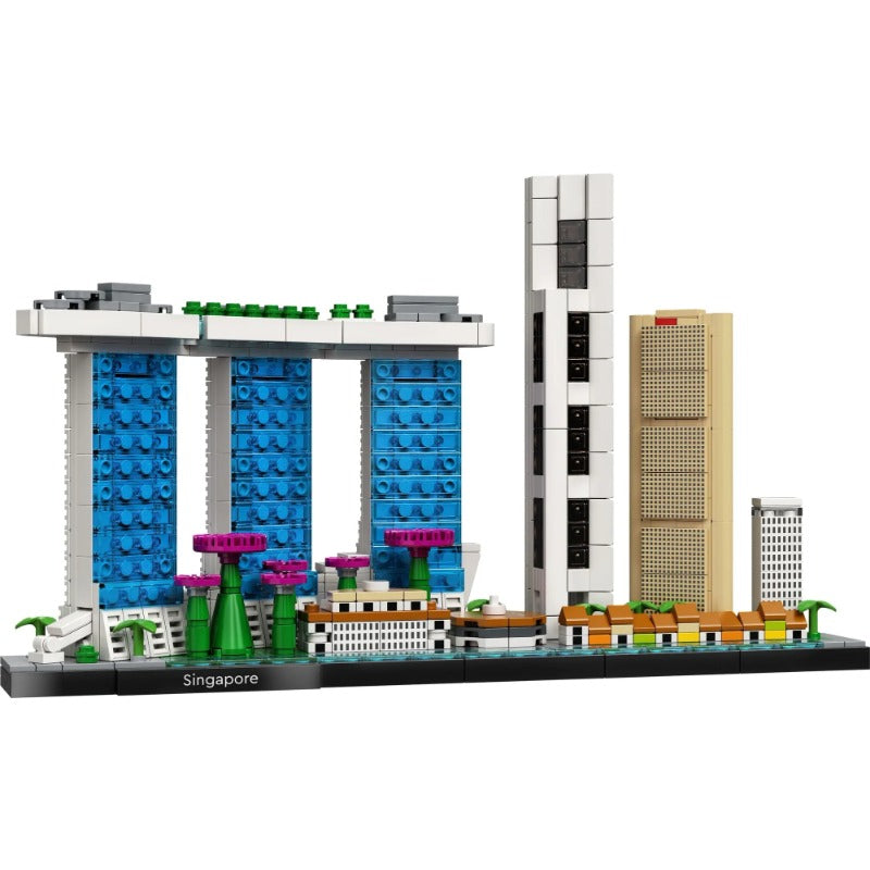 Singapore skyline architecture building block set
