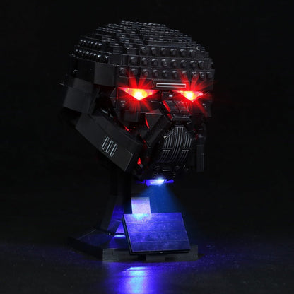 Helmet building set image showing the lighting option